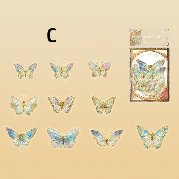 Laser Butterfly Sticker