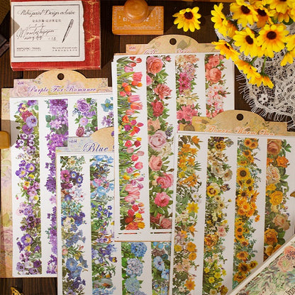 Beautiful flowers stickers