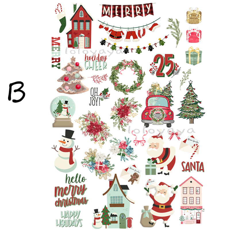 30PCSChristmas-Stickers-Scrapbooking-B