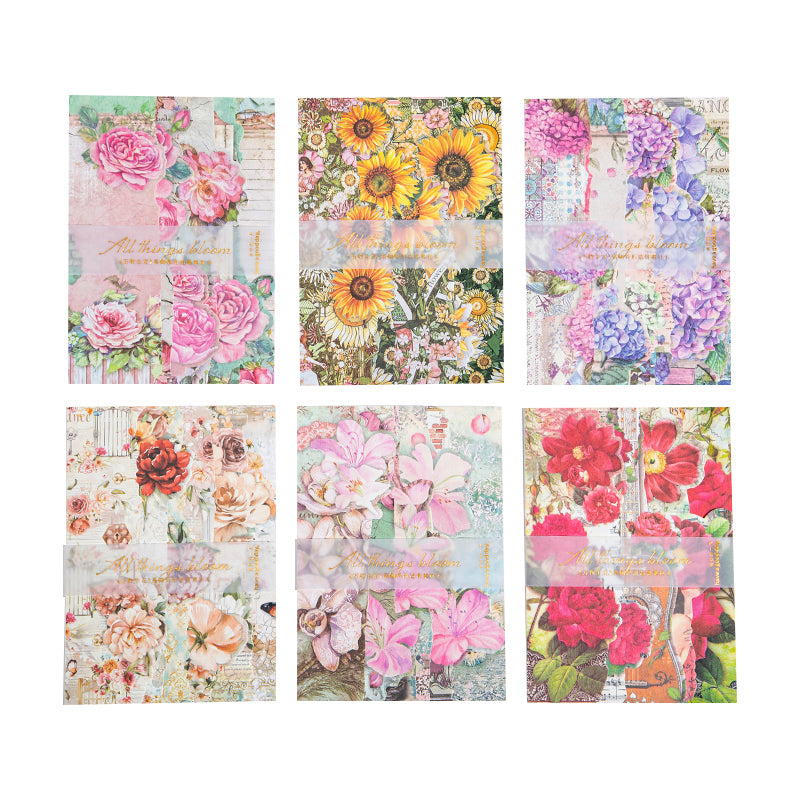 Vintage Gorgeous Flower Paper