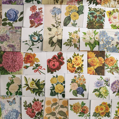 Vintage Beautiful Flower Paper