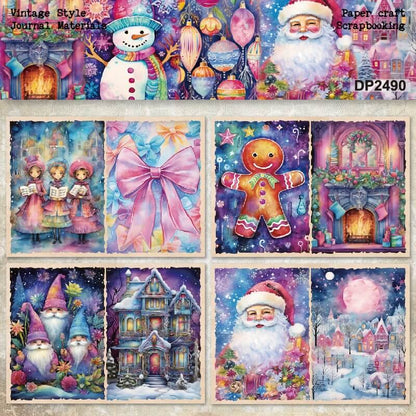 A5PinkChristmas-paper-Scrapbooking-3