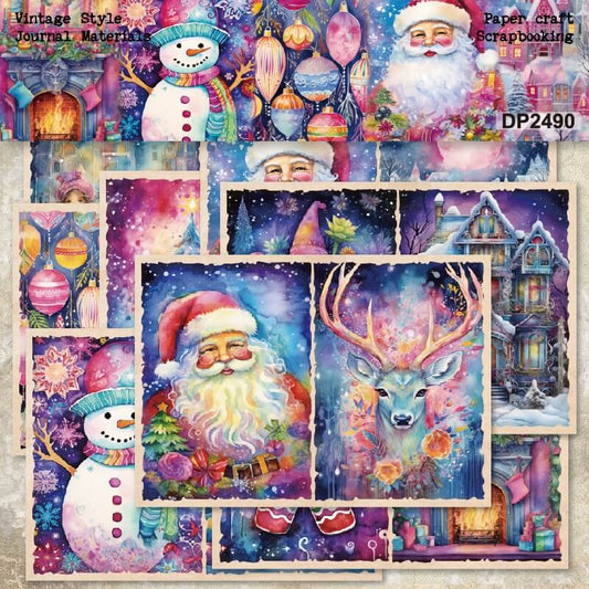 A5PinkChristmas-paper-Scrapbooking