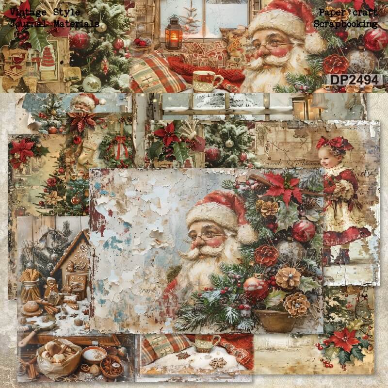 A5RedChristmas-paper-Scrapbooking-1