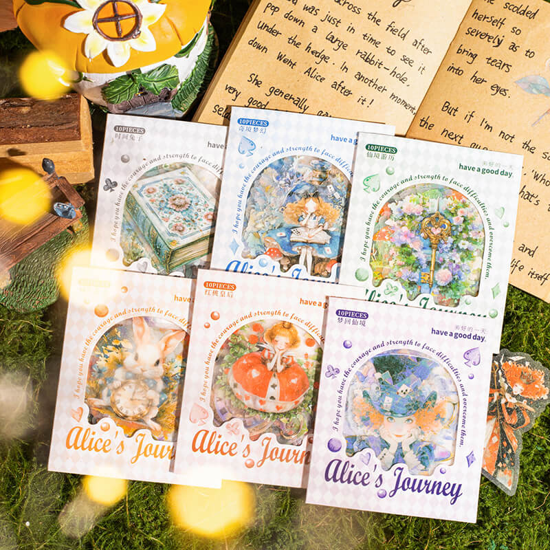 Alice's Journey Stickers