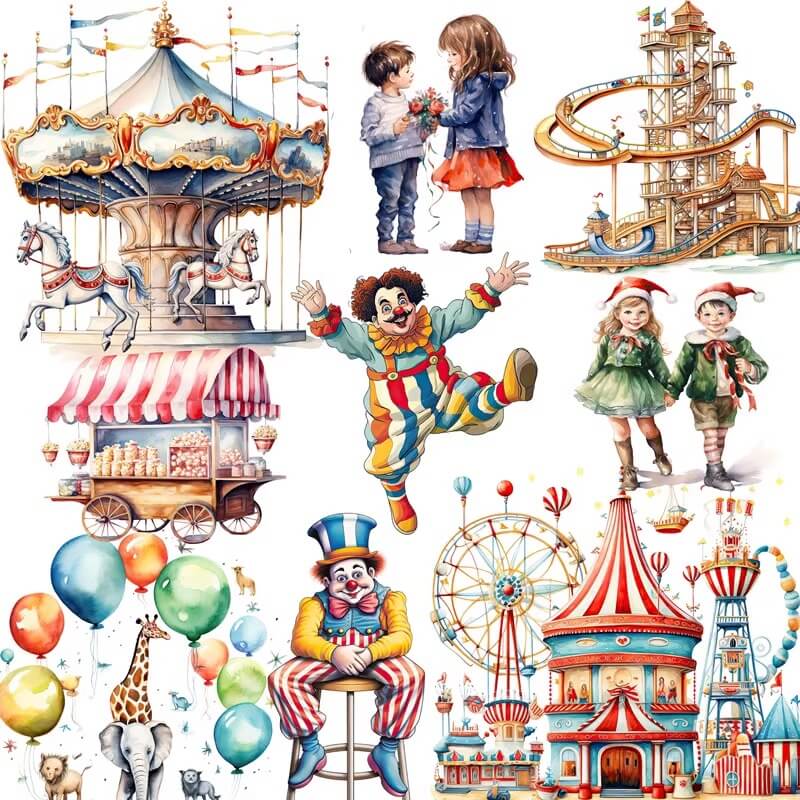 Amusement_Park_-Stickers-scrapbooking