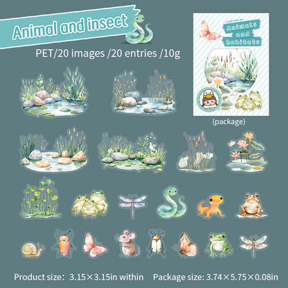 Animal and Habitat Stickers