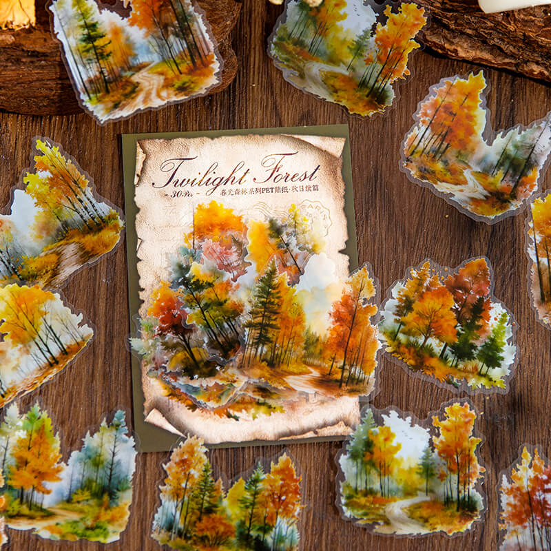 AutumnForest-Stickers-Scrapbooking