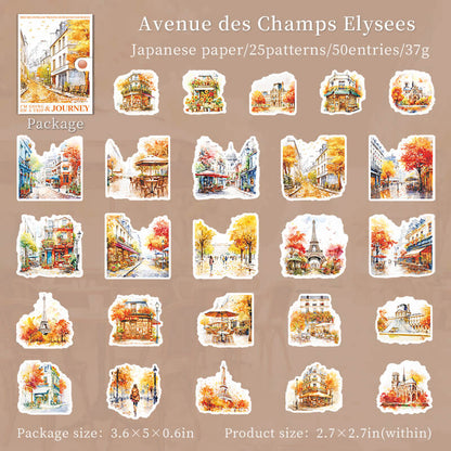 AvenuedesChampsElysees-sticker-scrapbook