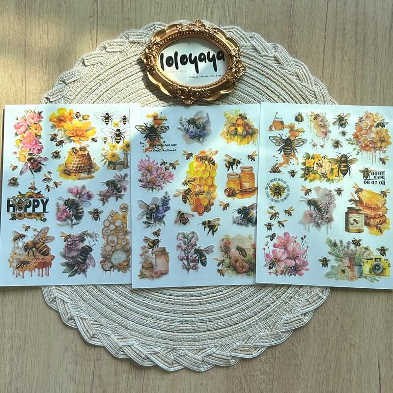 Bee-rub-onstickers-scrapbooking