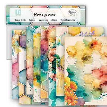 Beehive scrapbook paper