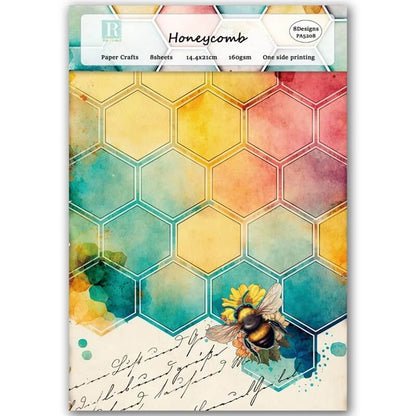 Beehive scrapbook paper