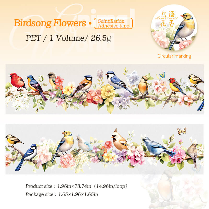 BirdsongFlowers-Tape-Scrapbooking