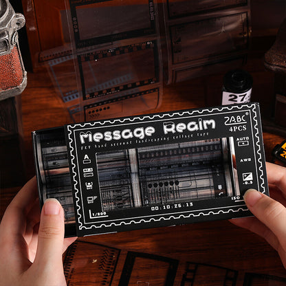 Black Message Frame Tape Set