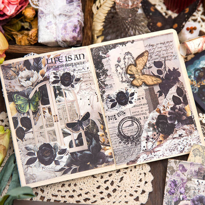 BlackRosesinBloom-Paper-junkjournal