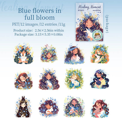 BlueFlowersinBloom-Stickers-Scrapbooking