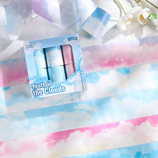 BlueSkyandWhiteClouds-TapeSet-Scrapbooking