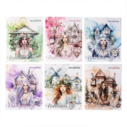 BohemianGirl-Stickers-Scrapbooking