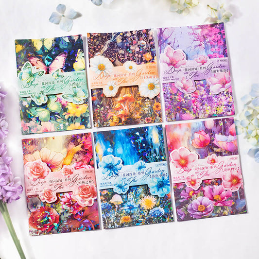 Large Size Flower Series Stickers