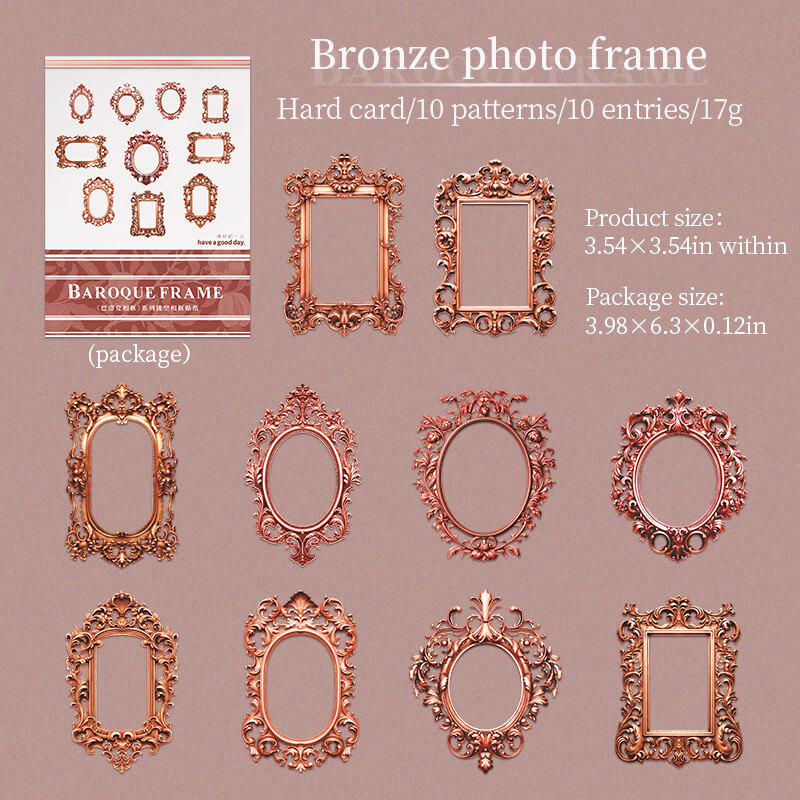 Baroque Photo Frame Stickers