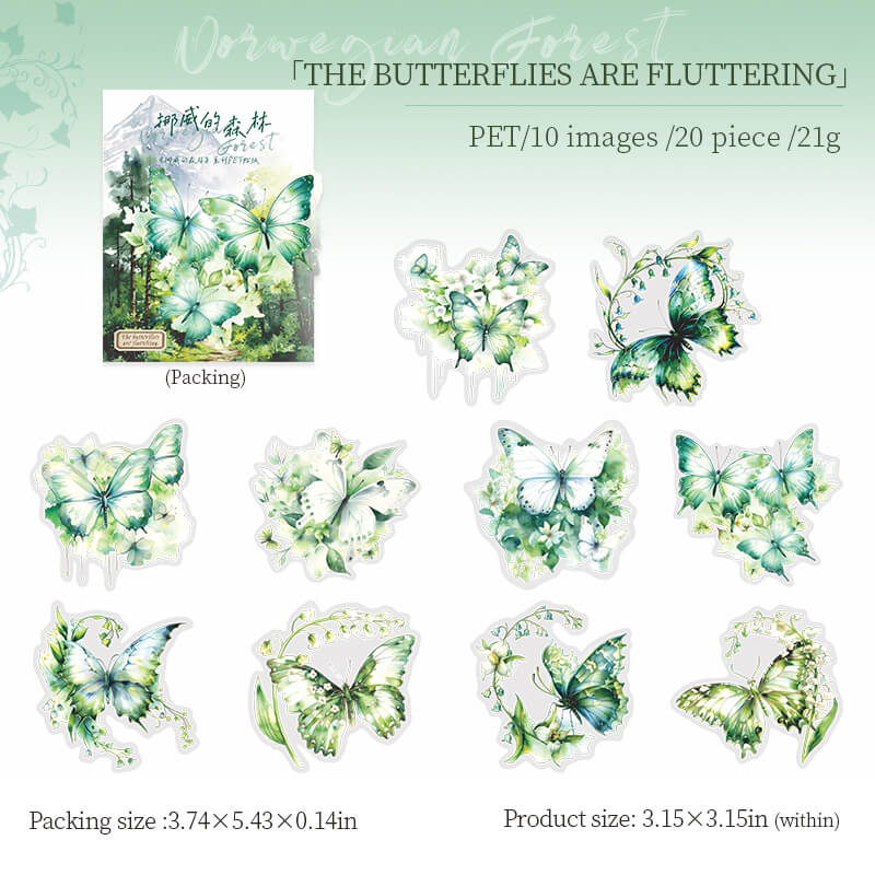 ButterflyFlutter-Stickers-Scrapbooking