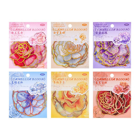 Camellia Blossom Stickers