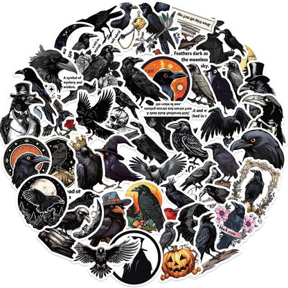 CartoonCrow-Stickers-JunkJournal-2