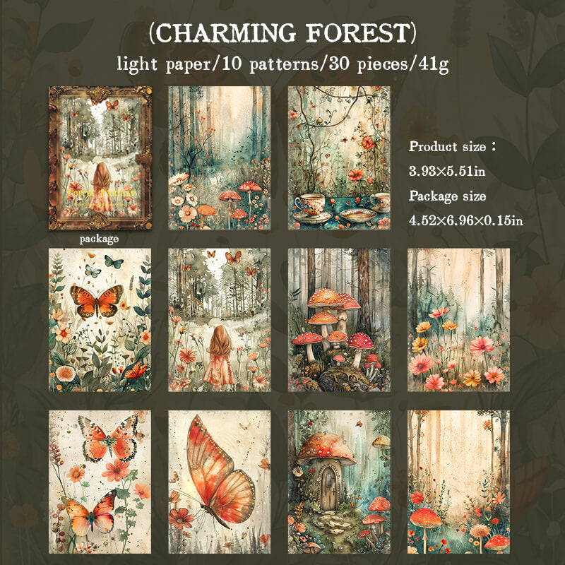 CharmingForest-Paper-Scrapbook