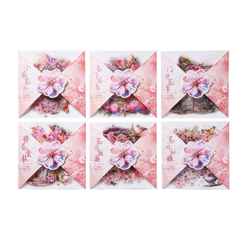 CherryBlossomSeries-Stickers-Scrapbooking