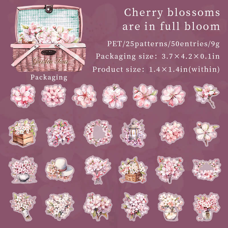 Cherryblossomsareinfullbloom-Sticker