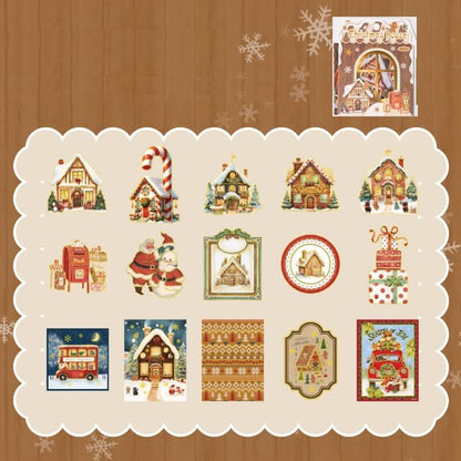 Stamping Christmas Overture stickers