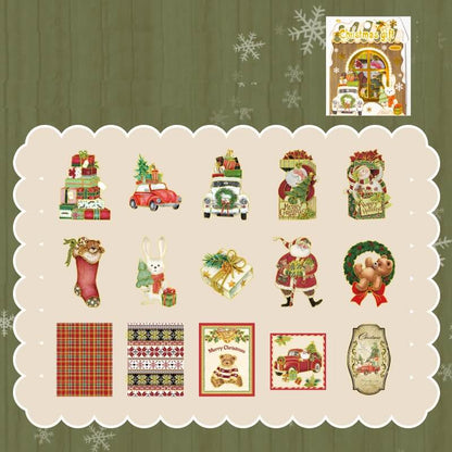 Stamping Christmas Overture stickers