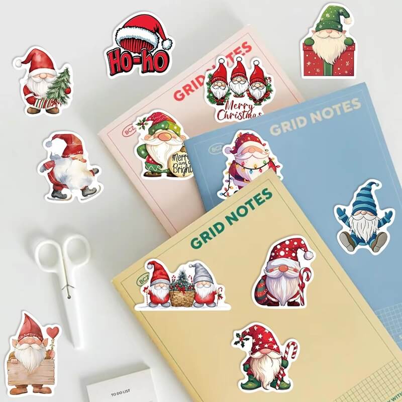 ChristmasGnomes-Stickers-Scrapbooking-1