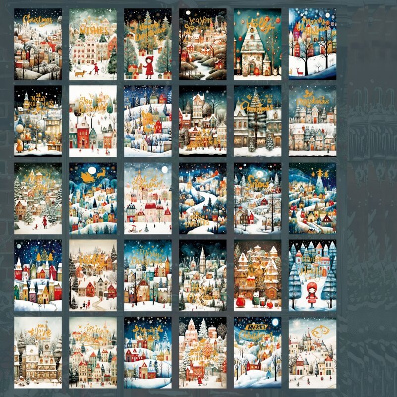 ChristmasTown-StickerBook-Scrapbooking