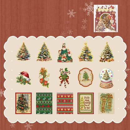 Stamping Christmas Overture stickers