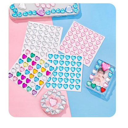 Dazzling Colorful Love Diamond Stickers