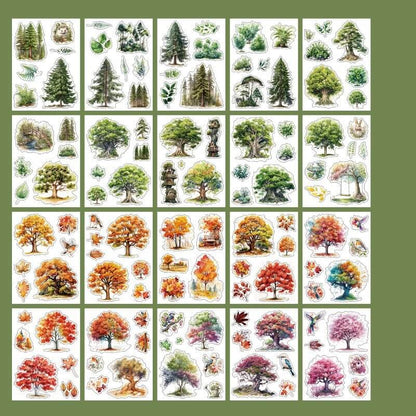      ColorfulForest-StickerBook-Scrapbooking