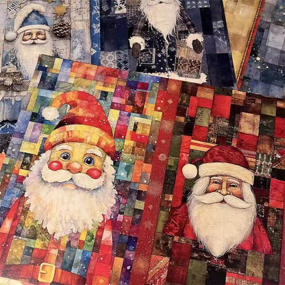 ColorfulSantaClaus-paper-Scrapbooking-1