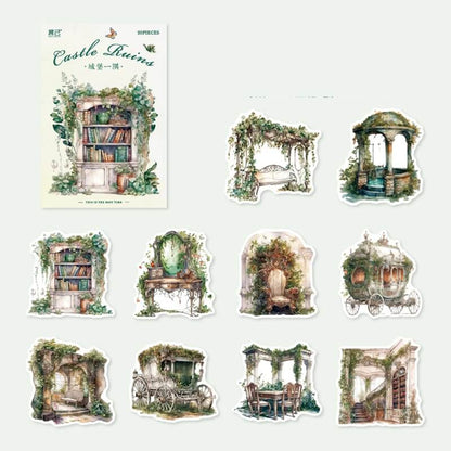 Castle Ruins Stickers