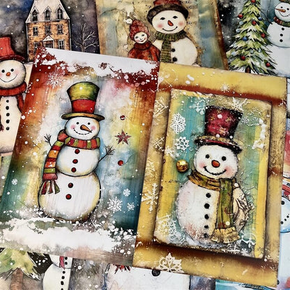 CuteSnowman-Paper-Scrapbook-1