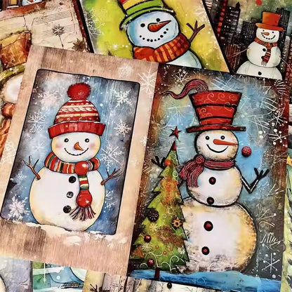 CuteSnowman-Paper-Scrapbook