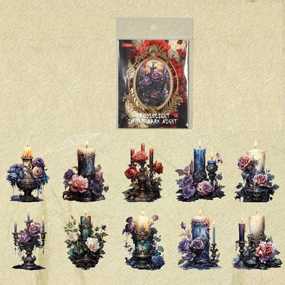 DarkCandlelight-Stickers-JunkJournal