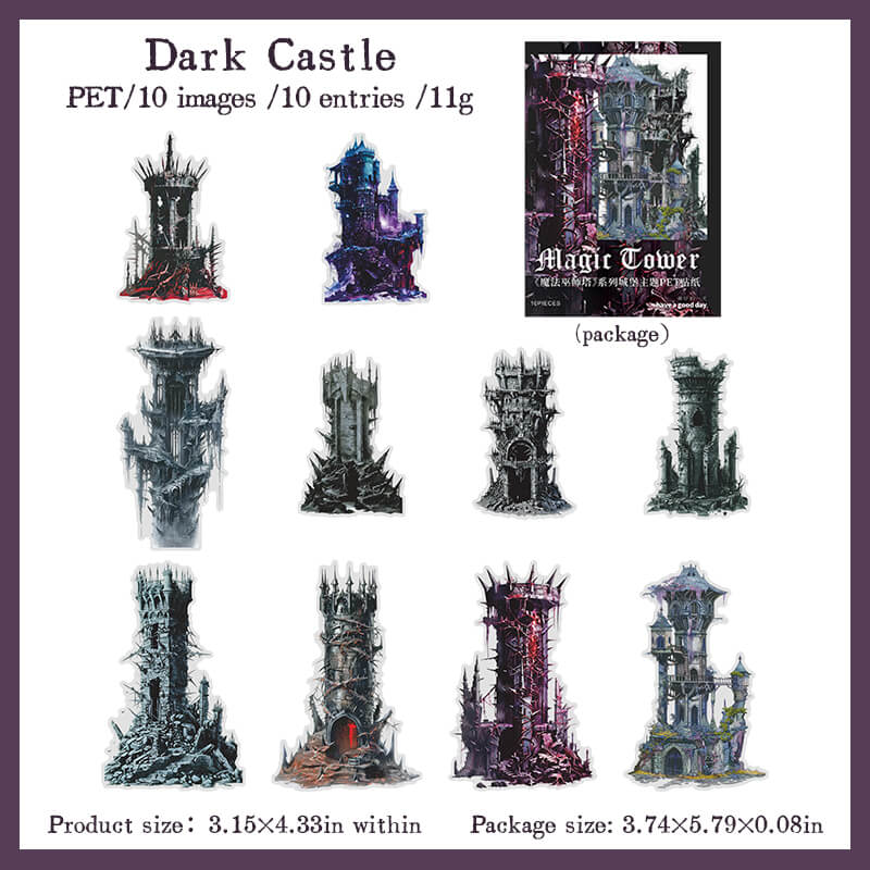 DarkCastle-Stickers-JunkJournal