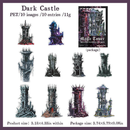 DarkCastle-Stickers-JunkJournal