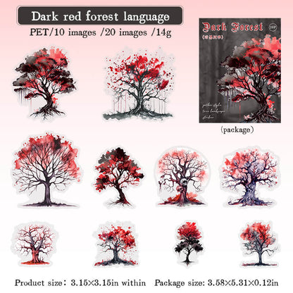 Dark woods stickers