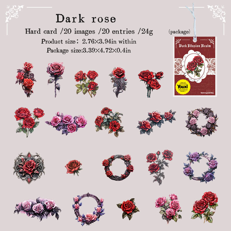 DarkRose-HardCardStickers-Scrapbooking