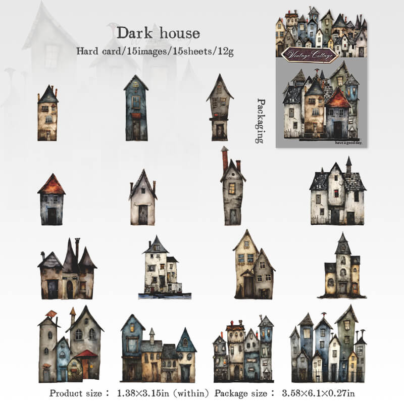 Darkhouse-HardCardStickers-Junkjournal