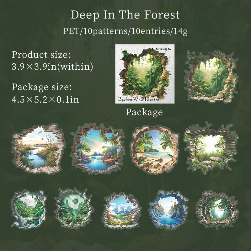 DeepInTheForest-sticker-scrapbooking