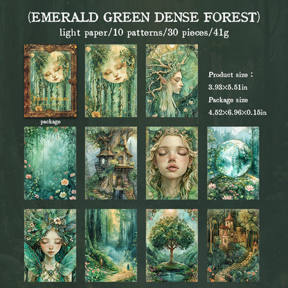   DenseGreenForest-Paper-Scrapbooking