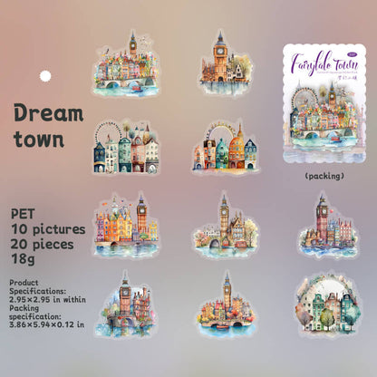 Storybook Town stickers